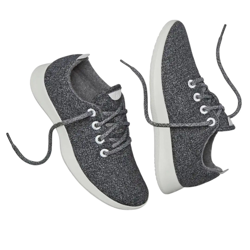 AllBirds Womens Wool Runner Casual Sneakers Size 6 EU 36 Natural Grey NIB